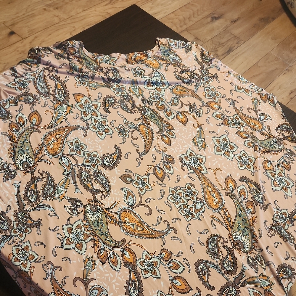 Paisley Print Dress